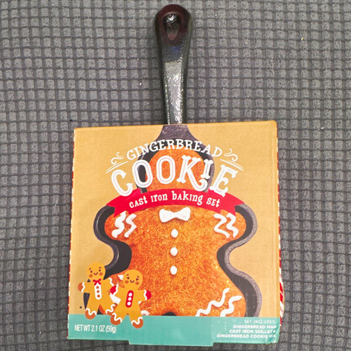 Cast iron gingerbread man - gingerbread,