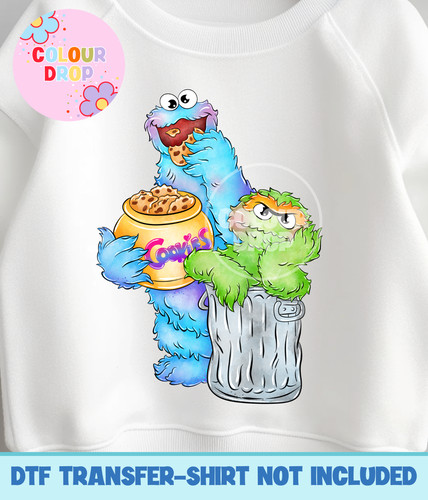 Sesame street cookie - sesame, monster