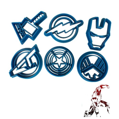 6pcs marvel avengers cookie - avengers,