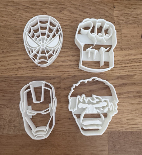 White cookie stampers - white, set
