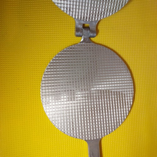 Cookie waffle mold - waffle, aluminum